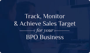Booklet on BPO CRM for Sales Target Management
