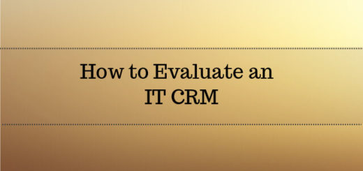 How to Evaluate an IT CRM Software 2017