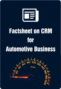 Factsheet on crm for Automotive business