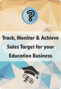 Booklet On Education Crm For Sales Target Management