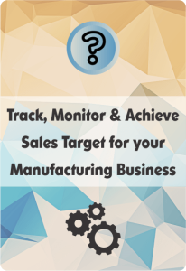 Booklet On Manufacturing CRM For Sales Target Management