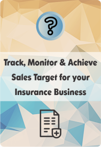 booklet on insurance crm for sales target management