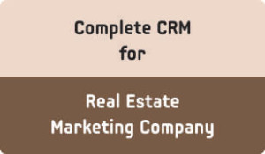 booklet on crm for real estate marketing company