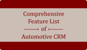 Booklet on 160 plus Features of Automotive CRM