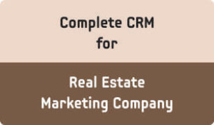 Booklet on CRM for Real Estate marketing company