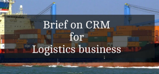 Brief on CRM for Logistics Business
