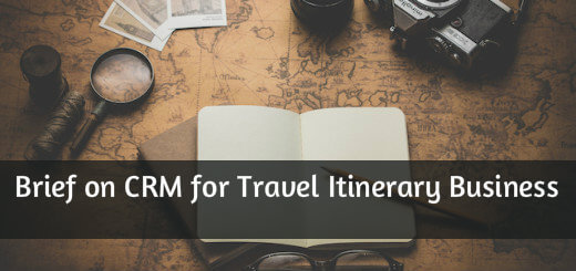 Brief on CRM for Travel Itinerary business