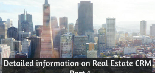Detailed Information on Real Estate CRM Part1