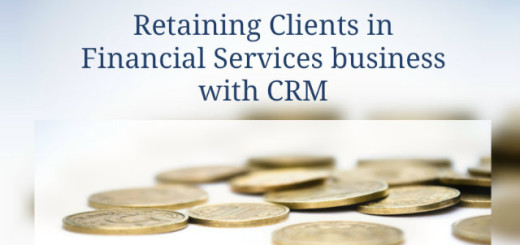 Retaining Clients in Financial Services business with CRM