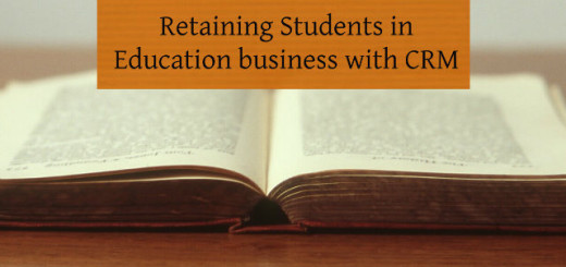 Retaining Students in Education business with CRM