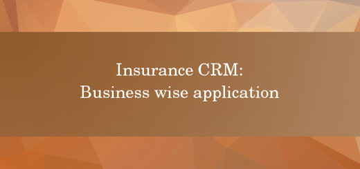 Insurance CRM business wise application